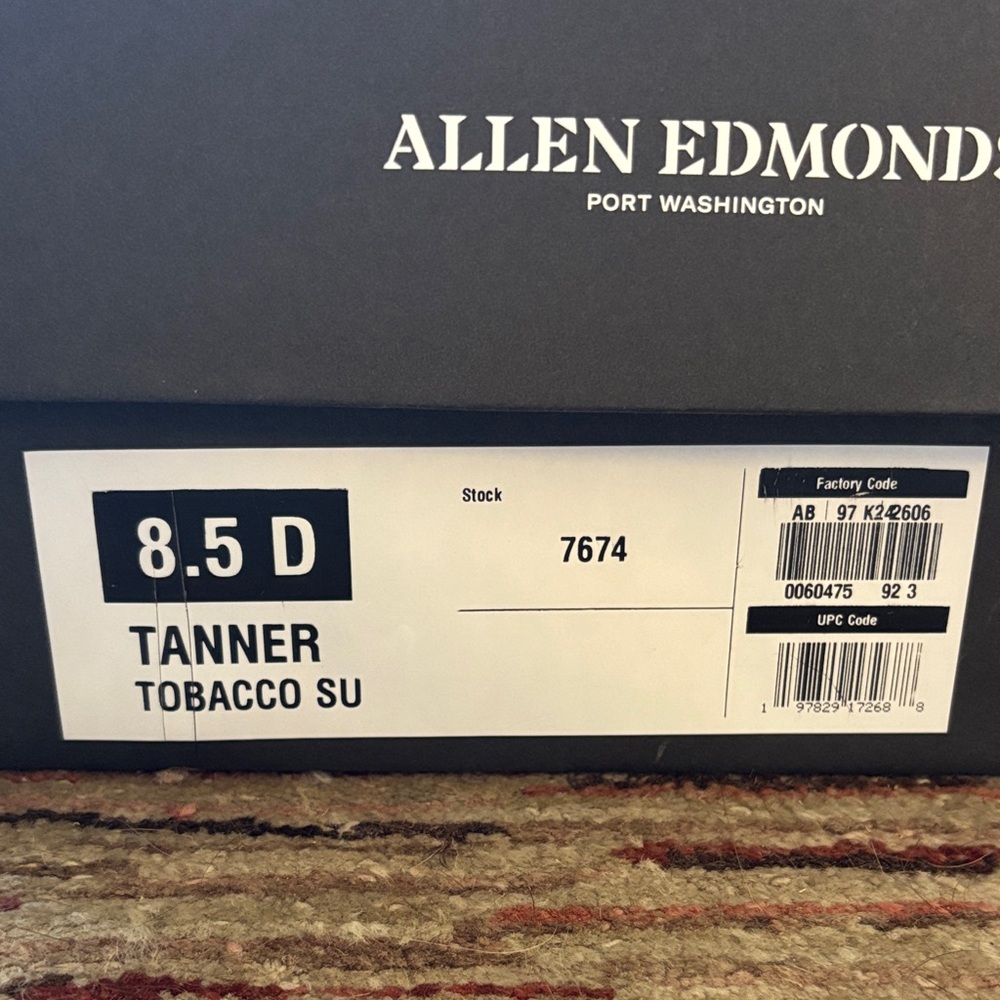 Allen Edmonds Tanner Chelsea Boots in Tobacco Suede - Picture 4 of 4